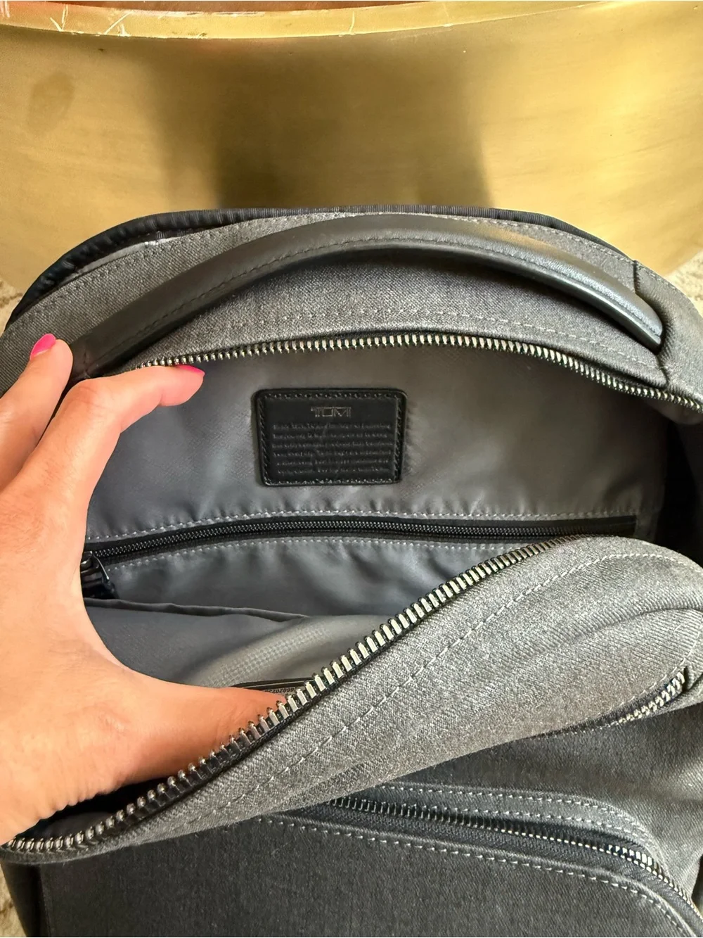 Tumi Gray Women's Backpack - Modern Everyday Pack